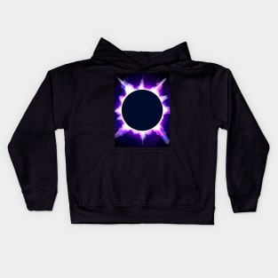 Total Solar Eclipse Illustrated Kids Hoodie